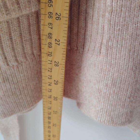 Nine West Women's Ribbed Belted Cozy Cardigan Sweater Cream Size S - Picture 6 of 8